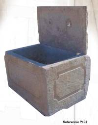 Fuente de pared natural rustica