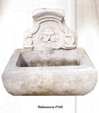 Fuentes de mármol para jardín en piedra caliza