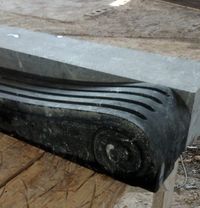 Fabricación chimenea mármol negro marquina 03