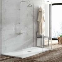 Platos de ducha de mármol rectangular