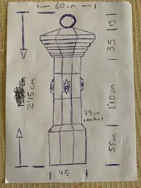 Boceto fabricaci&oacute;n fuente en travertino olivillo sevilla 01