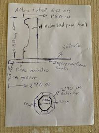 Boceto fabricación fuente en travertino olivillo sevilla 02
