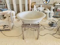 Fase fabricación de fuentes de marmol blanco macael 05