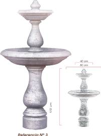 Fuente mármol blanco