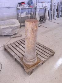 Columna acabada previo pulido 01
