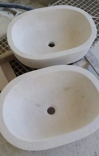 Lavabo ovalado piedra caliza capri 01