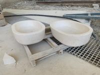 Lavabo ovalado piedra caliza capri 02