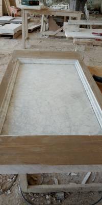 Proceso fabricación sagrario en mármol blanco 05