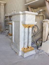 Sagrario iglesia en mármol blanco carrara