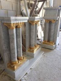 Sagrario en m&aacute;rmol blanco carrara 04